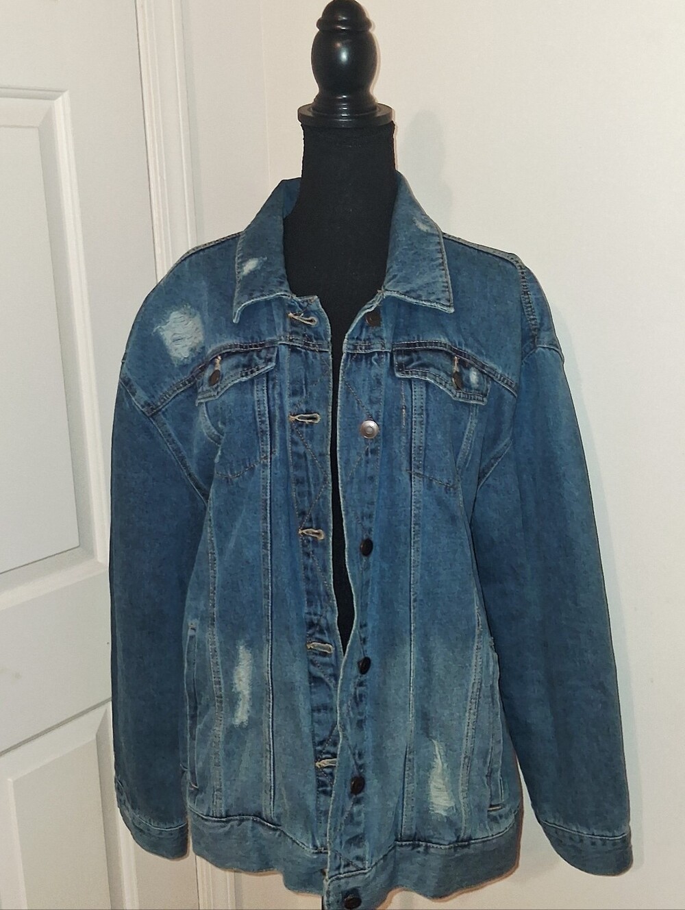 Time and Tru Light Blue Denim Jacket